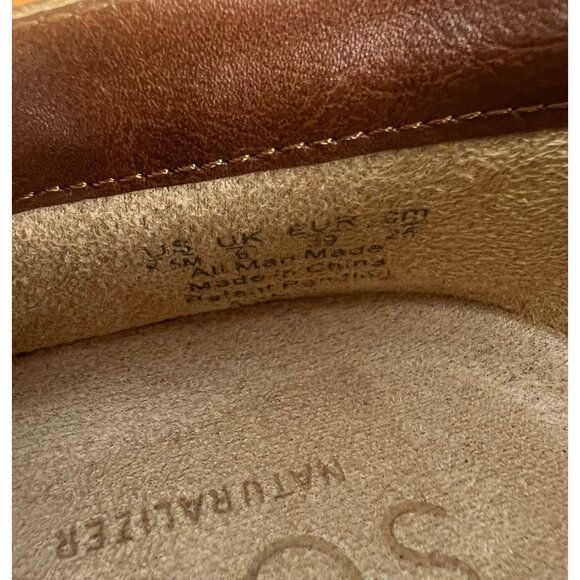 Soul Naturalizer Brown Faux Leather Ankle Boots With Zipper & Buckle Women 8 - Picture 7 of 14